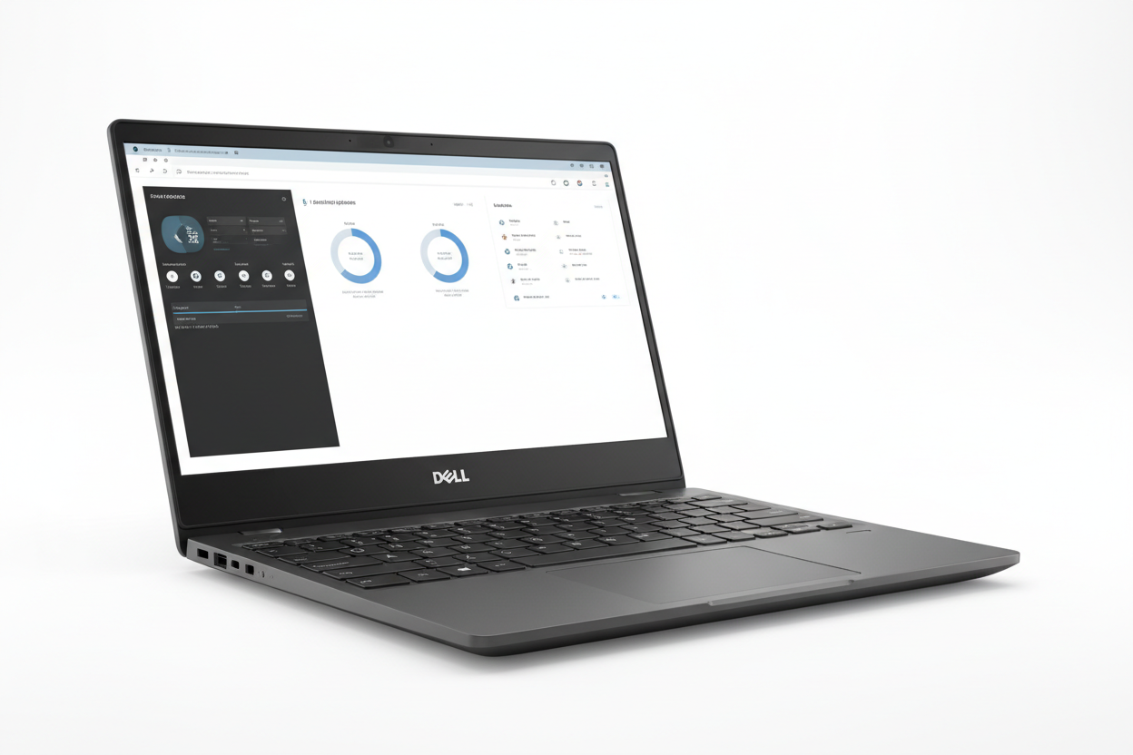 Dell Latitude 5400 laptop with touchscreen display