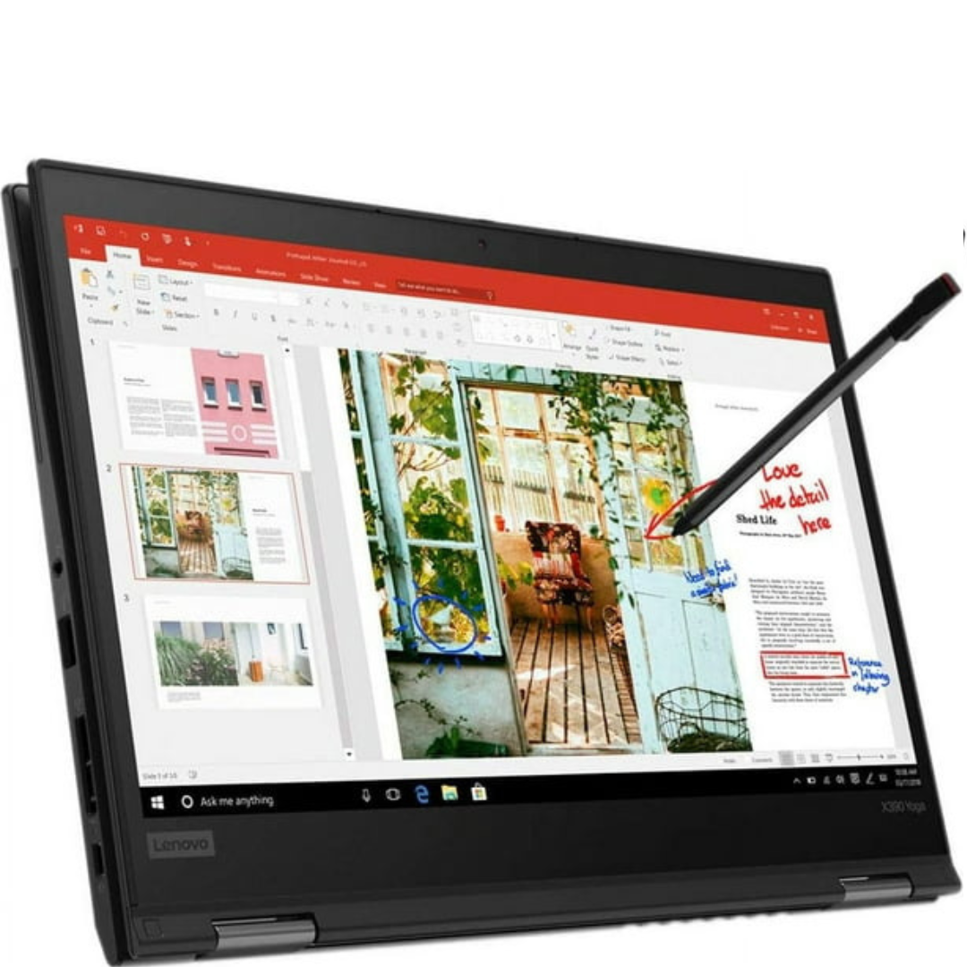Lenovo X380 | i5 8th gen | 16GB Ram | 256GB SSD Storage | TOUCHSCREEN | 360° ROTATIONAL | Windows 11 PRO